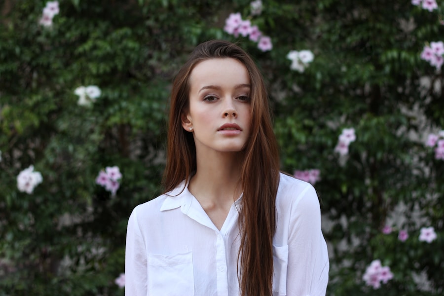 Photo white blouse